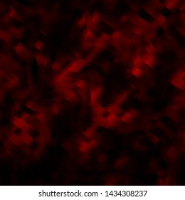 Dark Red vector template with curved lines. Brand new colorful illustration with bent lines. Pattern for commercials, ads.