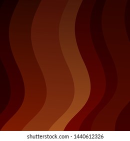 Dark Red vector template with curved lines. Brand new colorful illustration with bent lines. Template for your UI design.