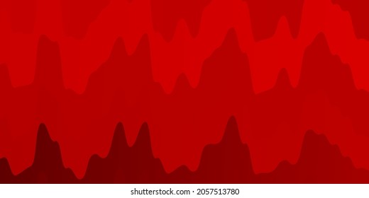 Dunkelrote Vektorvorlage mit Kurven. Farbige abstrakte Illustration mit Farbverlauf-Kurven. Muster für Werbung, Werbung.