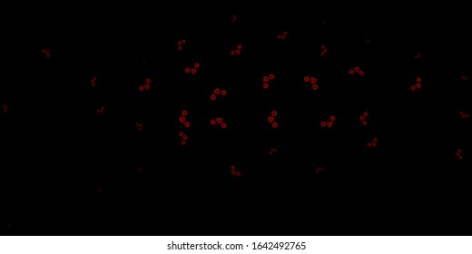 Dark Red vector template with esoteric signs. Abstract illustration with gothic gradient shapes. Best design halloween events.