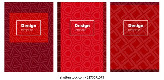 Dark Red vector template for journals. Blurred decorative design in abstract style with textbox. Completely new template books.