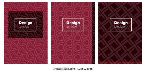 Dark Red vector template for journals. Blurred decorative design in abstract style with textbox. Pattern for business books, journals.
