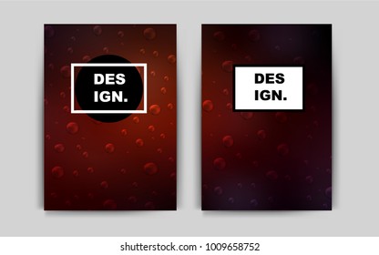 Dark Red vector template for landing pages. Abstract booklet on colored background with gradient. New design for a poster, banner of your website.