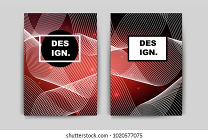 Dark Red vector template for landing pages. Web interface on abstract background with colorful gradient. Pattern for beautiful business cards, folders.