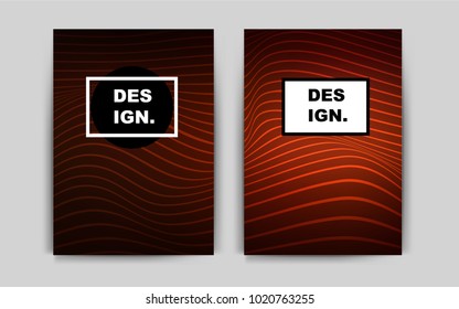 Dark Red vector template for landing pages. Booklet with textbox on colorful abstract background. Beautiful design for cover of notepads.