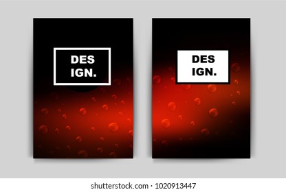 Dark Red vector template for landing pages. Blurred decorative design in abstract style with textbox. New design for a poster, banner of your website.