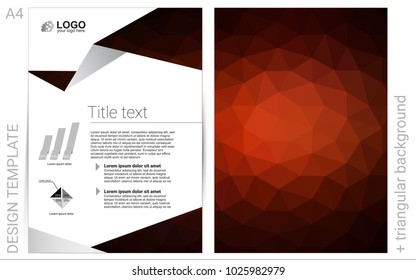 Dark Red vector  template for landing pages. Blurred decorative design in abstract style with textbox. Pattern for beautiful business cards, folders.