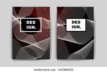 Dark Red vector template for landing pages. Booklet with textbox on colorful abstract background. New design for a poster, banner of your website.