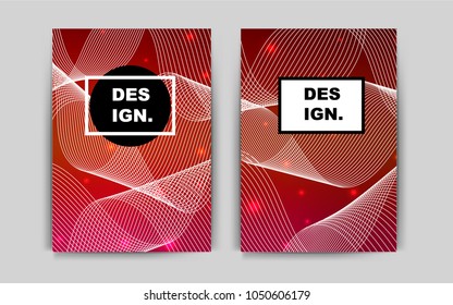 Dark Red vector template for landing pages. Booklet with textbox on colorful abstract background. The pattern can be used for any ad, booklets.