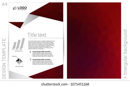 Dark Red vector  template for landing pages. Blurred decorative design in abstract style with textbox. New design for a poster, banner of your website.