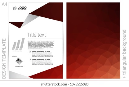Dark Red vector  template for landing pages. Blurred decorative design in abstract style with textbox. Pattern for beautiful business cards, folders.