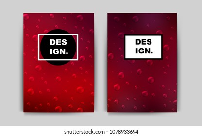 Dark Red vector template for landing pages. Web interface on abstract background with colorful gradient. Completely new template for your brand book.