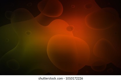 Dark Red vector template with lava shapes. Creative geometric illustration in memphis style with gradient. A completely new template for your business design.