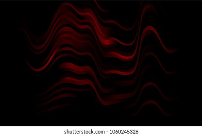 Dark Red vector template with lava shapes. An elegant bright illustration with gradient. The elegant pattern for brand book.