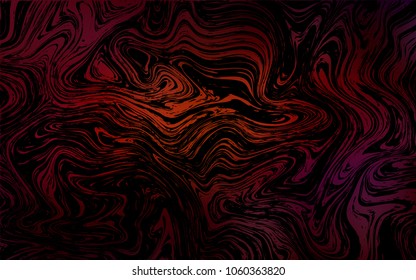 Dark Red vector template with lava shapes. A completely new color illustration in marble style. Pattern for your business design.