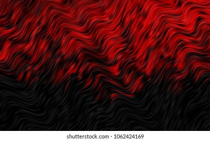 Dark Red vector template with lava shapes. Shining crooked illustration in marble style. A completely new template for your business design.