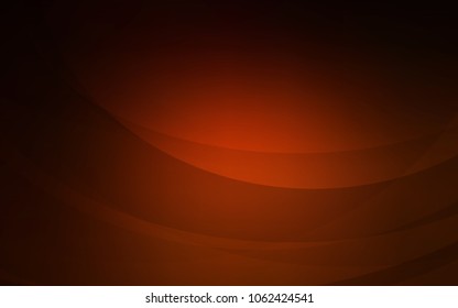Dark Red vector template with lava shapes. Blurred geometric sample with gradient bubbles.  A completely new template for your business design.