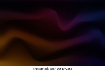 Dark Red vector template with lava shapes. Blurred geometric sample with gradient bubbles.  A completely new template for your business design.