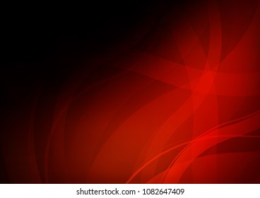 Dark Red vector template with lava shapes. Creative geometric illustration in marble style with gradient. The best blurred design for your business.