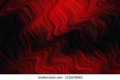 Dark Red vector template with lava shapes. A completely new color illustration in marble style. Brand new design for your ads, poster, banner.