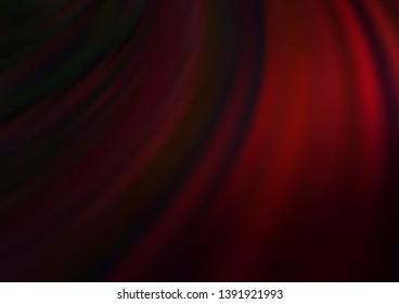 Dark Red vector template with lava shapes. Brand new colored illustration in marble style with gradient. Brand new design for your ads, poster, banner.