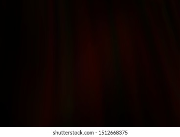 Dark Red vector template with lava shapes. A sample with blurred bubble shapes. New composition for your brand book.