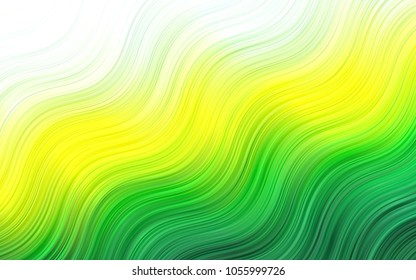 Dark Red vector template with lines, ovals. Blurred geometric sample with gradient bubbles.  A completely new template for your business design.