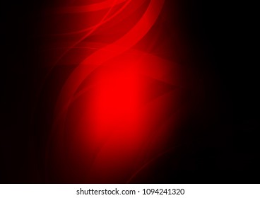 Dark Red vector template with lines, ovals. Shining crooked illustration in marble style. Marble style for your business design.