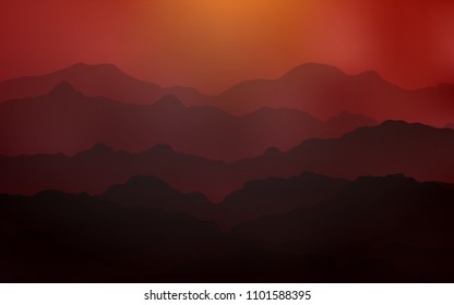Dark Red vector template with lines, ovals. An elegant bright illustration with gradient. A completely new memphis design for your business.