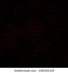 Dark Red vector template with lines. Gradient abstract design in simple style with sharp lines. Pattern for ads, commercials.