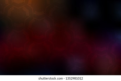 Dark Red vector template with lines. A circumflex abstract illustration with gradient. Elegant pattern for a brand book.