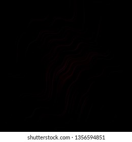 Dark Red vector template with lines. Colorful illustration, which consists of curves. Template for cellphones.