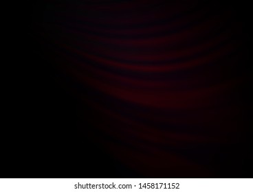Dark Red vector template with lines, ovals. A sample with blurred bubble shapes. A completely new template for your business design.