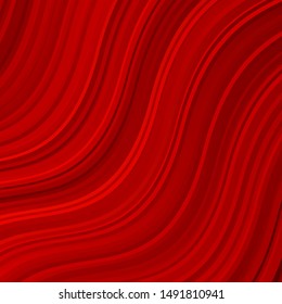 Dark Red vector template with lines. Abstract illustration with gradient bows. Template for cellphones.