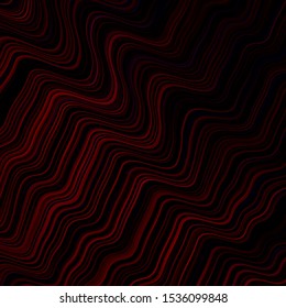 Dark Red vector template with lines. Geometric illustration in abstract style with gradient.  Brand new design for your ads, poster, banner.