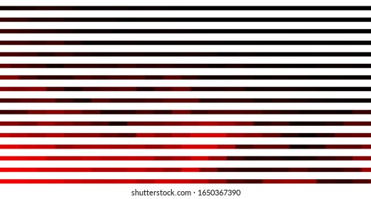 Dark Red vector template with lines. Repeated lines on abstract background with gradient. Pattern for ads, commercials.