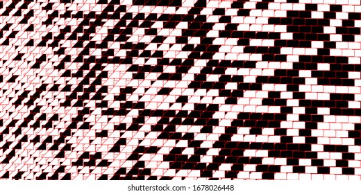 Dark Red vector template with lines. Modern abstract illustration with colorful lines. Template for your UI design.