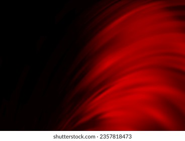 Dark Red vector template with lines, ovals. A sample with blurred bubble shapes. The best blurred design for your business.