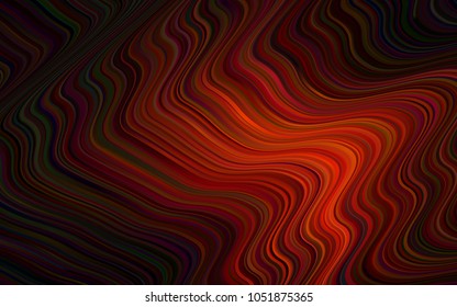 Dark Red vector template with liquid shapes. Colorful illustration in abstract memphis style with gradient. Pattern for your business design.