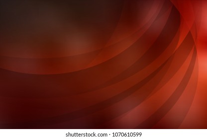 Dark Red vector template with liquid shapes. Blurred geometric sample with gradient bubbles.  A completely new template for your business design.