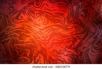 Dark Red vector template with liquid shapes. A vague circumflex abstract illustration with gradient. Pattern for your business design.