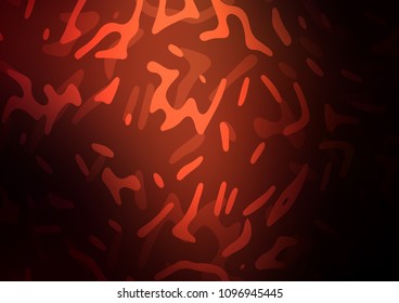 Dark Red vector template with liquid shapes. Brand new colored illustration in marble style with gradient. A new texture for your  ad, booklets, leaflets.