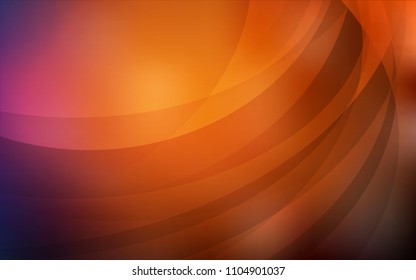 Dark Red vector template with liquid shapes. Blurred geometric sample with gradient bubbles.  Marble style for your business design.