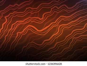 Dark Red vector template with liquid shapes. Geometric illustration in marble style with gradient.  A new texture for your  ad, booklets, leaflets.
