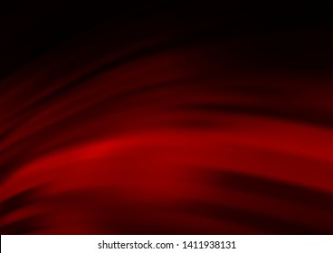 Dark Red vector template with liquid shapes. Modern gradient abstract illustration with bandy lines. Textured wave pattern for backgrounds.
