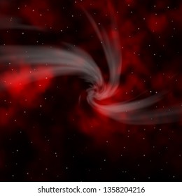 Dark Red vector template with neon stars. Colorful illustration with abstract gradient stars. Theme for cell phones.