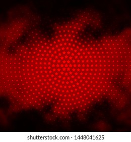 Dark Red vector template with neon stars. Shining colorful illustration with small and big stars. Design for your business promotion.