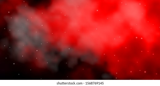 Dark Red vector template with neon stars. Colorful illustration in abstract style with gradient stars. Pattern for wrapping gifts.