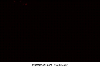 Dark Red vector template with poker symbols. Glitter abstract sketch with isolated symbols of playing cards. Pattern for booklets, leaflets of gambling houses.