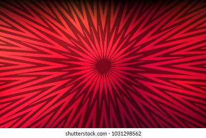 Dark Red vector template with repeated sticks. Decorative shining illustration with lines on abstract template. Pattern for ads, posters, banners.